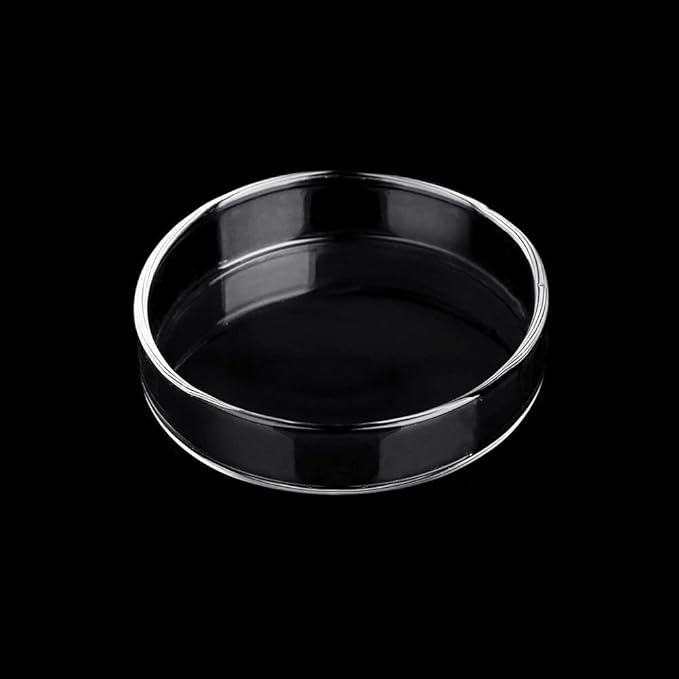 Aquarium Glass Feeder Dish Shrimp Feeding Dish Round Clear Glass Fish Feeder Bowl Fish Tank Food Tray Container Prevent Food Spilling, 65mm