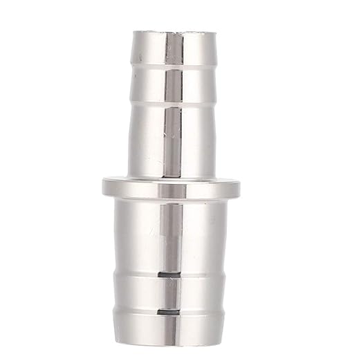 Yosoo 2 Types of Aquarium Stainless Steel Water Pipe Adapter Fittings Joint Connector for Fish Tank 12mm/0.47in to 16mm/0.63in, 16mm/0.63in to 20mm/0.79in Hose Converter