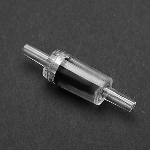 Pssopp 10Pcs Aquarium Air Control Valve One Way Non-Return Check Valve (Black)