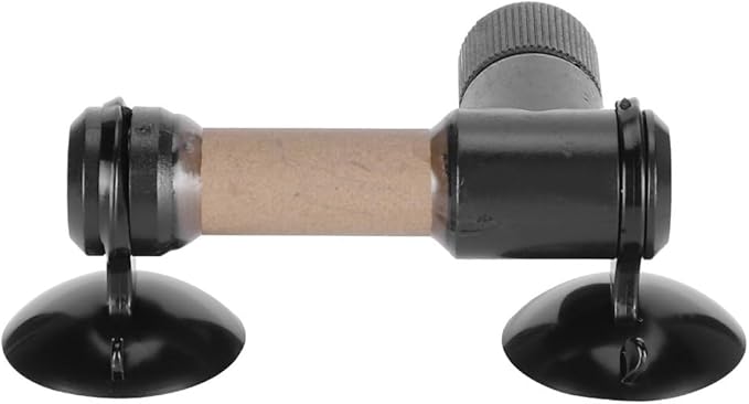 Black Plastic Carbon Dioxide Diffuser Ceramic CO2 Atomizer Dissolve System with Nut Lock for Aquarium(S)