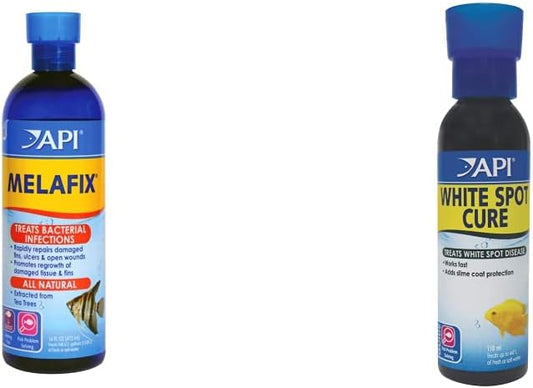 API MELAFIX Bacterial Infection Remedy Liquid Super ICK Cure Medication | Treats Bacterial Infections, Damaged Fins, Ulcers, White Spots
