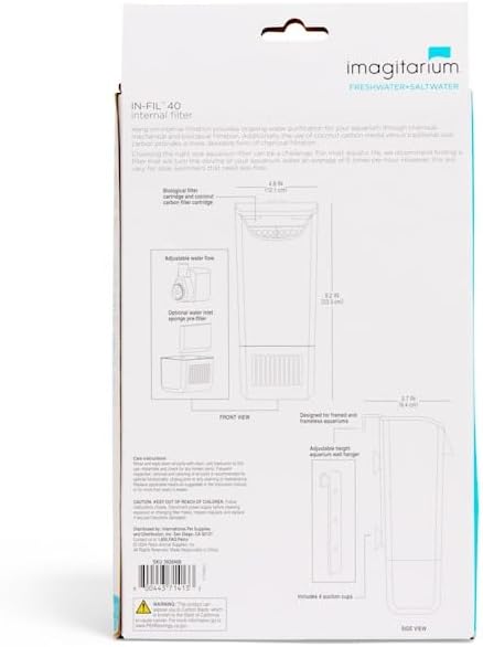 imagitarium by Petco in-FIL 40 Internal Filter 20-40 Gallons