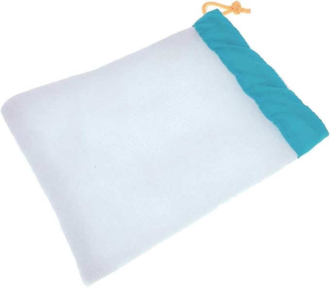 Pump Filter Bag Large, Mesh Barrier Bag 12 inch x 10 inch for Submersible Water Pumps under 1000GPH