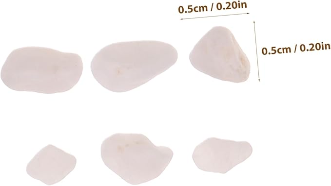 GALPADA 1bag White Jade Sand for Aquarium Landscaping Natural Stones for Fish Tank Decor Pack of Decorative Gravel for Plants and