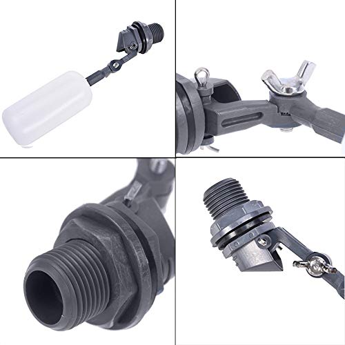 3 Pcs Stable Float Ball Valve Shut Off 1/2" Automatic Fill Feed Humidifier Tank Water
