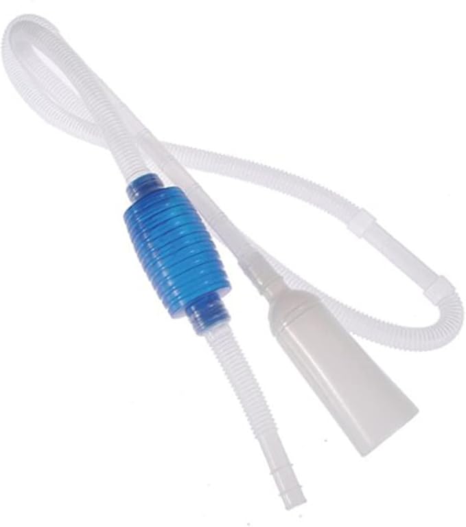 Fish Tank Water Change Pump Aquarium Suction Pump Aquarium Siphon Aquarium Vacuum Pump Fish Tank Siphon Pump Hand Pump Siphon Water Hand Pump Water Manual White Gravel
