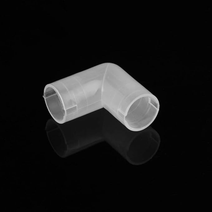 Plastic Fitting Water Tube Connector 3/8 Inch Elbow Adapter for Aquarium Water System Poultry Waterer Equipment White Aquarium Heater Light Thermometers Gravel Sand Decorations