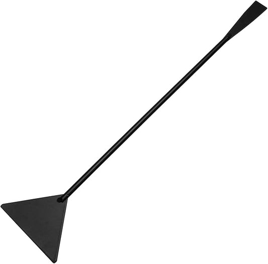 Aquatic Plant Base Plate Shovel, Fish Tank Water Feature Flat Sand Shovel, Black Stainless Steel Anti-Rust Triangular Shovels, Aquarium Landscape Bottom Sand Spread Out 1pcs