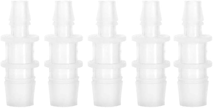 Pssopp Aquarium Hose Adapter Converter 18pcs Plastic Adapter Set 8mm/12mm, 8mm/16mm, 12mm/16mm, 12mm/20mm, 16mm/20mm