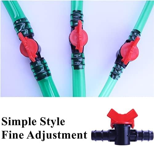 3 Sizes Plastic Fish Aquarium Water Control Valve Aquarium Air Control Lever Valve Distributor Splitter Pump Accessories Set (1/2)