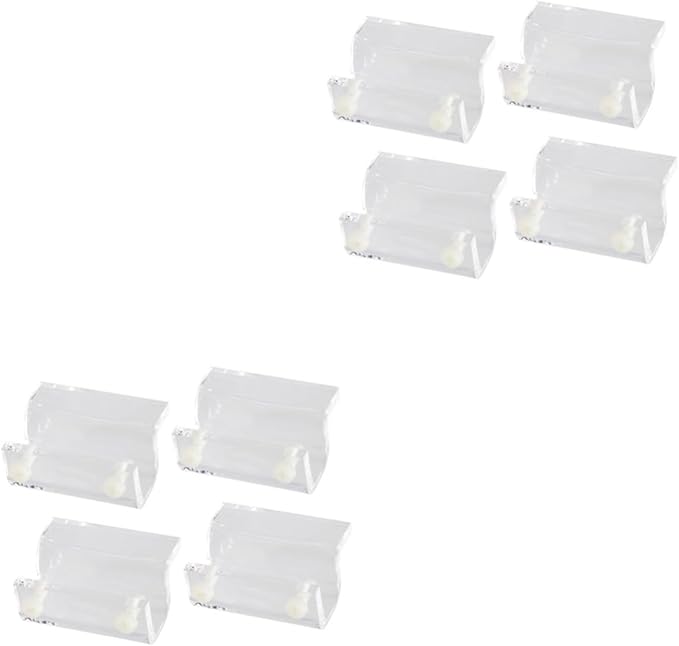 BESPORTBLE 8pcs Acrylic Fish Tank Support Bracket for Open Aquariums Holder for Pet Tanks Suitable for Thickness Heat Preservation