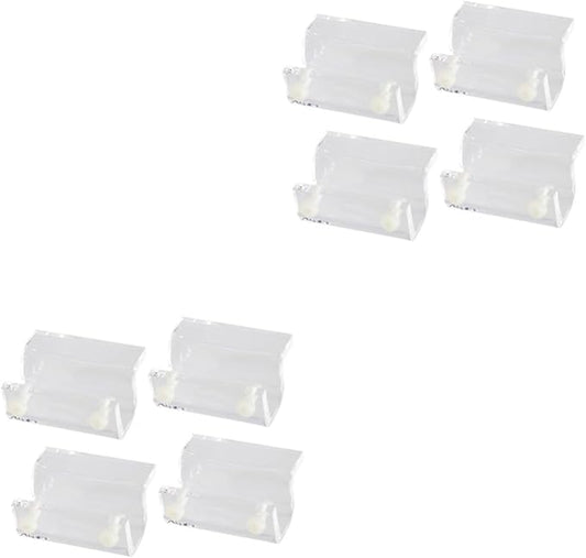 BESPORTBLE 8pcs Acrylic Fish Tank Support Bracket for Open Aquariums Holder for Pet Tanks Suitable for Thickness Heat Preservation
