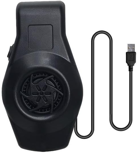 DONGKER Aquarium Cooling Fan,USB 5V Mini Aquarium Chiller 2 Speed Adjustable Tank Fan for Less Than 20L Fish Tank (Less Than 0.4" Glass Thickness)
