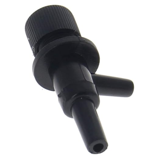 MroMax Aquarium 2 Way Air Line Plastic Regulator Connector for Fish Tank Pump 4mm/0.16", Black 10 Pcs