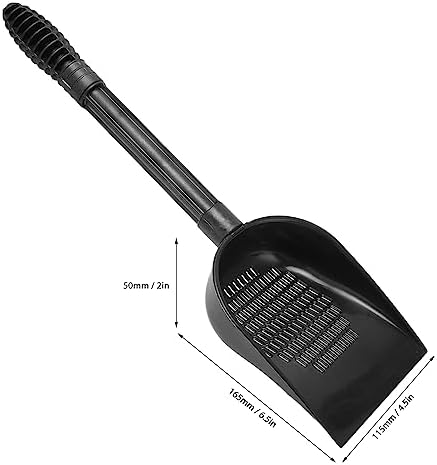 Pssopp Aquarium Sand for, Multifunctional Fish Pet Sand Shovel, Detachable PVC Cleaning Tool with Strainer Design, for Fish Tank Sand Shovel, Pet Litter Shovel