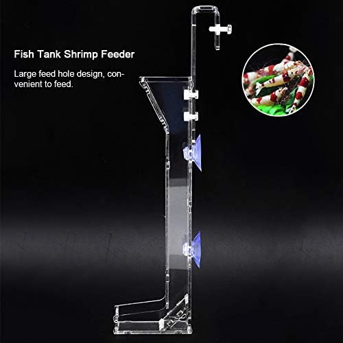 Acrylic Fish Shrimp Food Feeding Tube Granules Sunken Feeder Aquarium Accessory