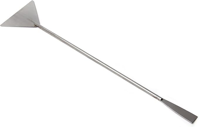 Utoolmart Aquarium Tank Aquatic Spatula Stainless Steel Long Sand Substrate Spatula Algae Scraper Fish Tank Plant Tools Accessories for Aquascaping Cleaning