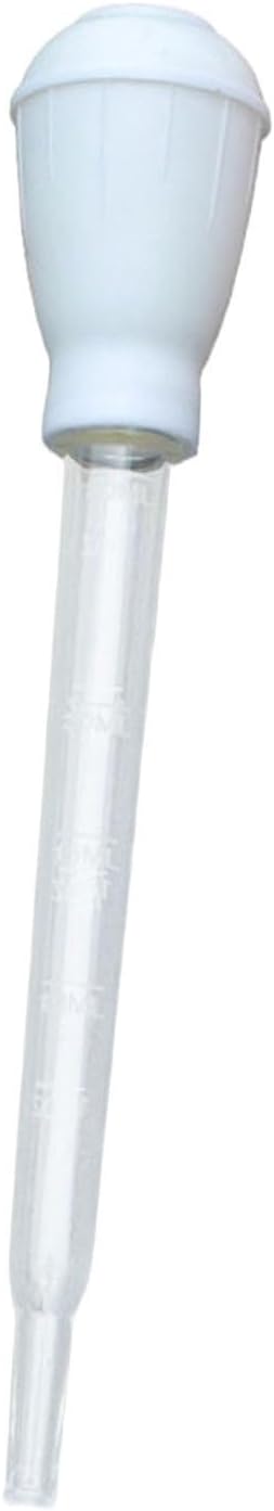 Aquarium Vacuum Cleaner Manual Water Changer Fish Tank Siphon Cleaning Tool Gravel Sand Sludge Extractor Transparent PP Material Easy to Use Suitable, White