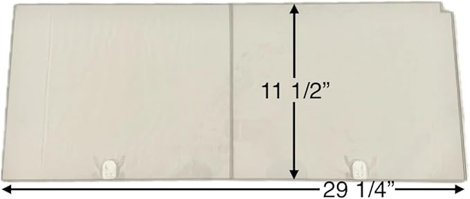 Aquarium Lid - 20 Gallon Long - Half Cut - Also Fits 29 Gallon Tanks - 3/16" Clear Polycarbonate Material - Tank not Included
