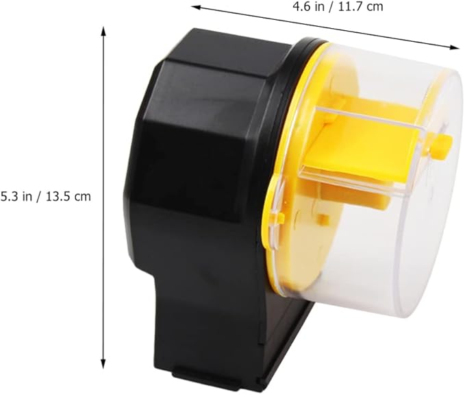 Toddmomy 1set Automatic Fish Feeder for Aquarium Timer Device for and Turtle Spacious Food Box Design No Battery Required for Weekend Use