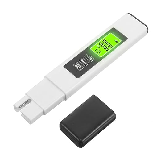 ULTECHNOVO 3-in-1 Meter Digital Water Tester – Dual Backlight High-Accuracy PPM & EC Measurement – for RO Systems Aquariums Tap Water Testing for Drinking & Freshwater Tanks