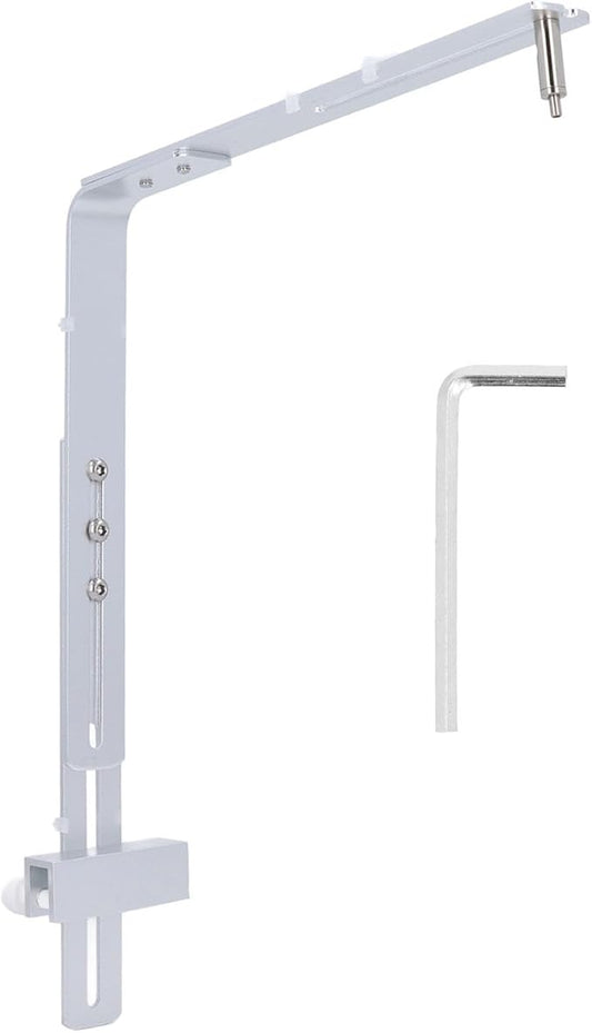 YOUTHINK Fish Container Light Bracket, Aluminum Alloy Aquarium Light Holder Professional Adjustable Height Lamp Stand for Hanging Lamp (Silver)