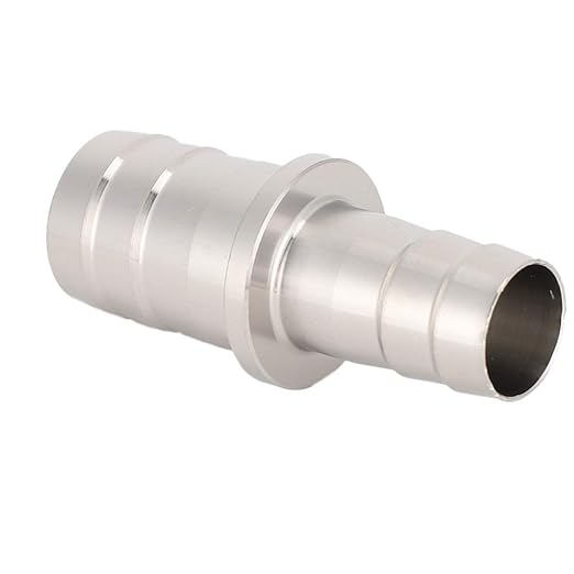 Yosoo 2 Types of Aquarium Stainless Steel Water Pipe Adapter Fittings Joint Connector for Fish Tank 12mm/0.47in to 16mm/0.63in, 16mm/0.63in to 20mm/0.79in Hose Converter
