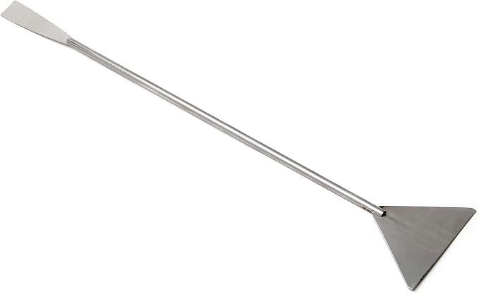 Utoolmart Aquarium Tank Aquatic Spatula Stainless Steel Long Sand Substrate Spatula Algae Scraper Fish Tank Plant Tools Accessories for Aquascaping Cleaning
