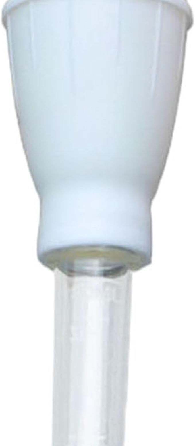Aquarium Vacuum Cleaner Manual Water Changer Fish Tank Siphon Cleaning Tool Gravel Sand Sludge Extractor Transparent PP Material Easy to Use Suitable, White