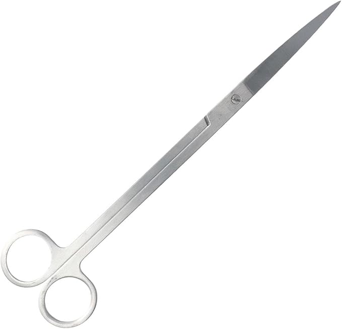 Aquarium Scissors, Stainless Steel Curved Plant Scissors, Professional Aquarium Fish Tank Plant Tool