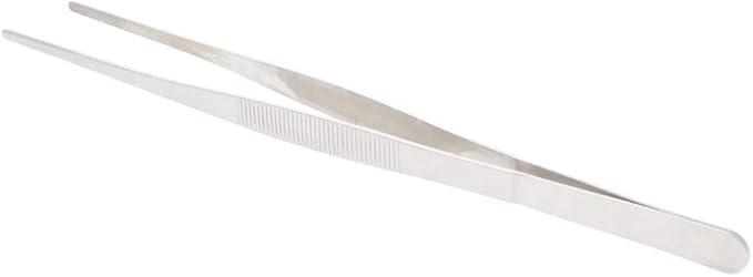 Utoolmart Aquarium Plant Tweezer, Stainless Steel Straight Tweezer, Aquarium Tweezers Extra Long 30cm, for Fish Tank Plant Aquascape Tools, Feeding Tongs, 1 Pcs