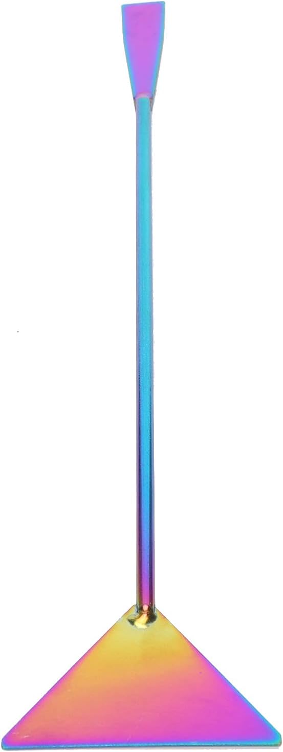 ZJchao Premium Stainless Steel Aquarium Substrate Rake – 12.6-inch Gravel Flattener & Sand Scrubber for Fish Tanks, Easy-Grip Handle, Design