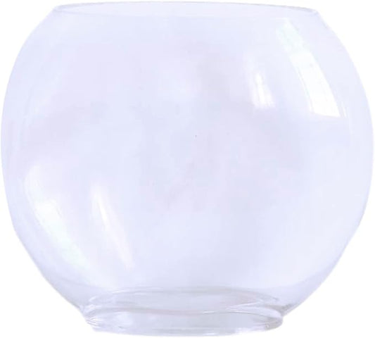 Transparent Fish Tank Desktop Aquarium Delicate Shape for Home Office Decor Space-Saving Design for Betta Fish