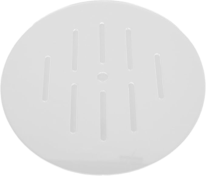 2PCS Round Aquarium Cover Lid, Clear Acrylic 7.5 Inch Aquarium Fish Tank Anti Jump Lid, Multi Hole Efficient Water Maintenance for Turtles Reptiles Shrimps Fish