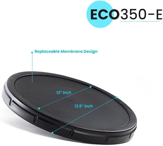 Thunder Parts ECO350-E | 12” EPDM Fine Bubble Disc Diffuser - Aerators for Ponds, Aquarium or Water Treatment | SSI Aeration Original