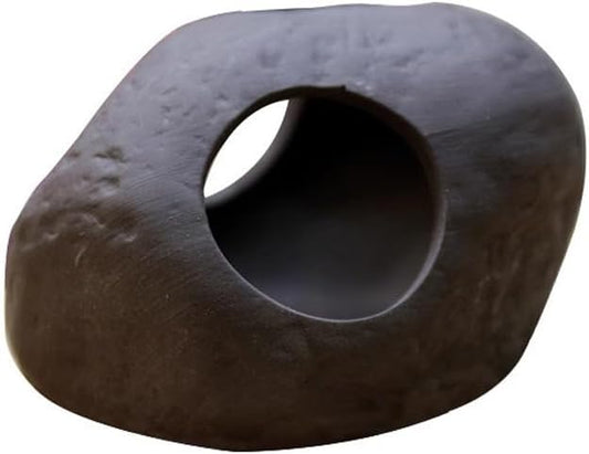 Red Soil, Purple Sand, Fish and Shrimp shelter Holes，Aquarium Decoration，Aquarium Ornament Plastic Fish Tank Decoration for Aquarium Landscape (Purple Sand Stone jar), ZY-3005