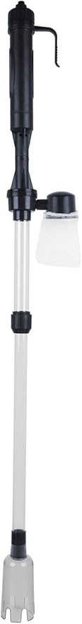 GPCT Battery Operated Aquarium Vacuum Gravel Cleaner. Sand Washer, Cleans/Filters Water, Dirt, Fish Waste, Debris, & Drains The Aquarium. Great for Small/Medium/Large Aquariums