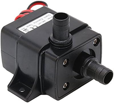 HiLetgo 2pcs Water Pump 240L/H DC 12V 4.2W Micro Brushless Pump 3M Pumping Head Ultra Quiet Water Pump for Pool Aquarium Fish Tank
