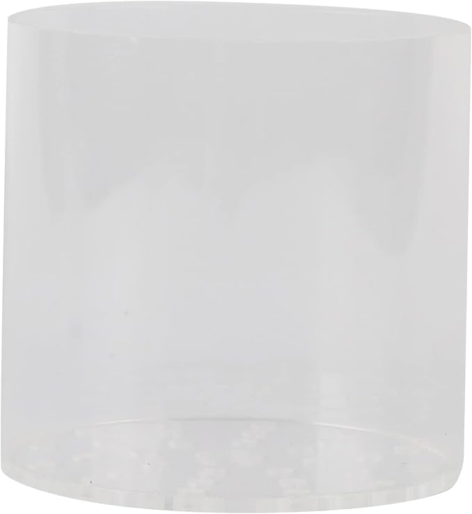 Acrylic Transparent Coral Feeder Cover, Shrimp Device for Aquarium Fish, Safe Coral Environment, to and Observe Coral Health (100mm)