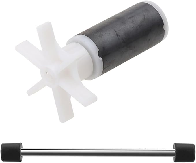 Rotor Impeller with Shaft and Bearing Replacement Impeller for Water 18mm 19mm Magnetic Filter