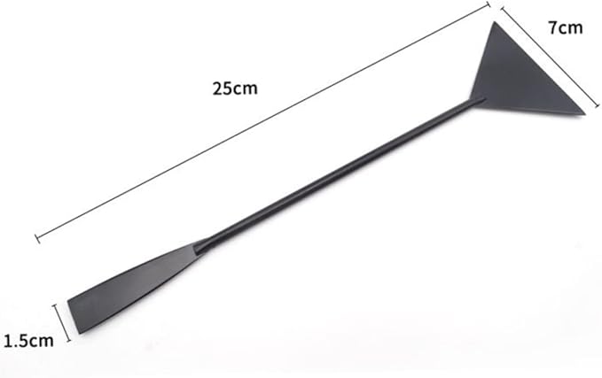GANAZONO Fish Tank Drainage Grass Removal Stainless Steel Flat Sand Shovel Aquarium Cleaning Tool Plant Shovel Aquatic Maintenance