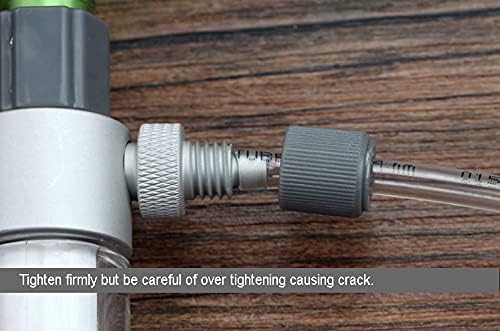 QANVEE Inline CO2 Atomizer Diffuser Aquarium Planted Tanks Aquascape (M1 (12/16MM))