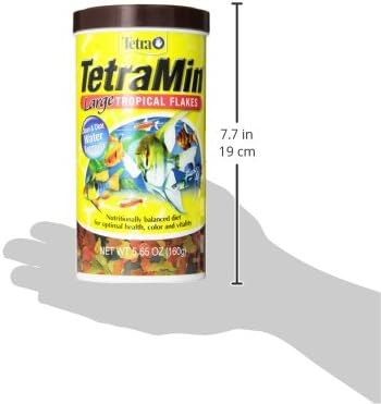 Tetra 16155 Min Large Tropical Flakes For Top/Mid Feeders, 5.65-Ounce