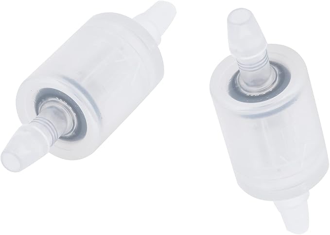 Check Valve Air Pump Accessories PP NonSlip Airtight Valve for Aquarium Hydroponics Air Tubing 1/4 Inch (1/8'')