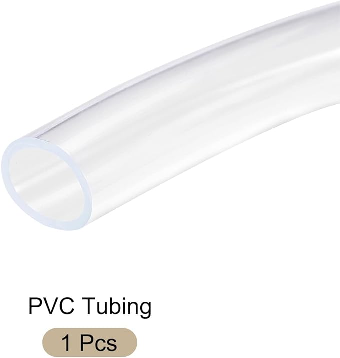 Clear Plastic PVC Tubing Flexible Vinyl Tube, [for Garden Irrigation Water Hose, Fish Tank, Aquarium] - 19mmx24mm/10ft(3meter)