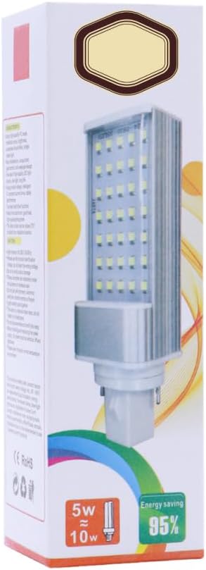 UEETEK 7w Aquarium Light Bulb for Fish Tanks and Aquariums for Plant Growth Fits and Tropical Aquariums Creates Ripple Effect