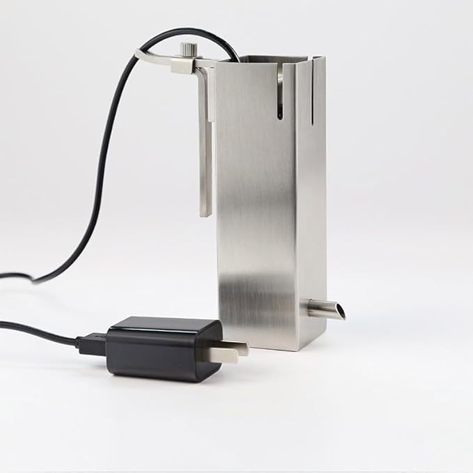 304 Stainless Steel Surface Skimmer Electric Oil Film Processor Built-in Filter Aquarium Equipment Glass Tank Landscaping
