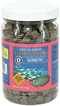 Freeze Dried Bacteria Free Tubifex - 4 oz.