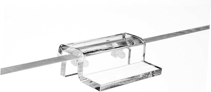 BESPORTBLE 8pcs Aquarium Support Bracket Acrylic Fish Tank Cover Holder for Open Tanks Holds Securely for Thick