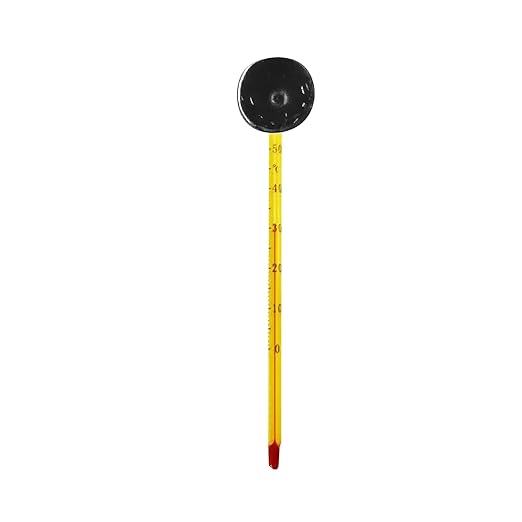 Aquarium Accurate Thermometer Easy-to-Read Fish Tank Thermometers Sucking Cup Monitors Terrarium Temperature Meter Aquarium Thermometer